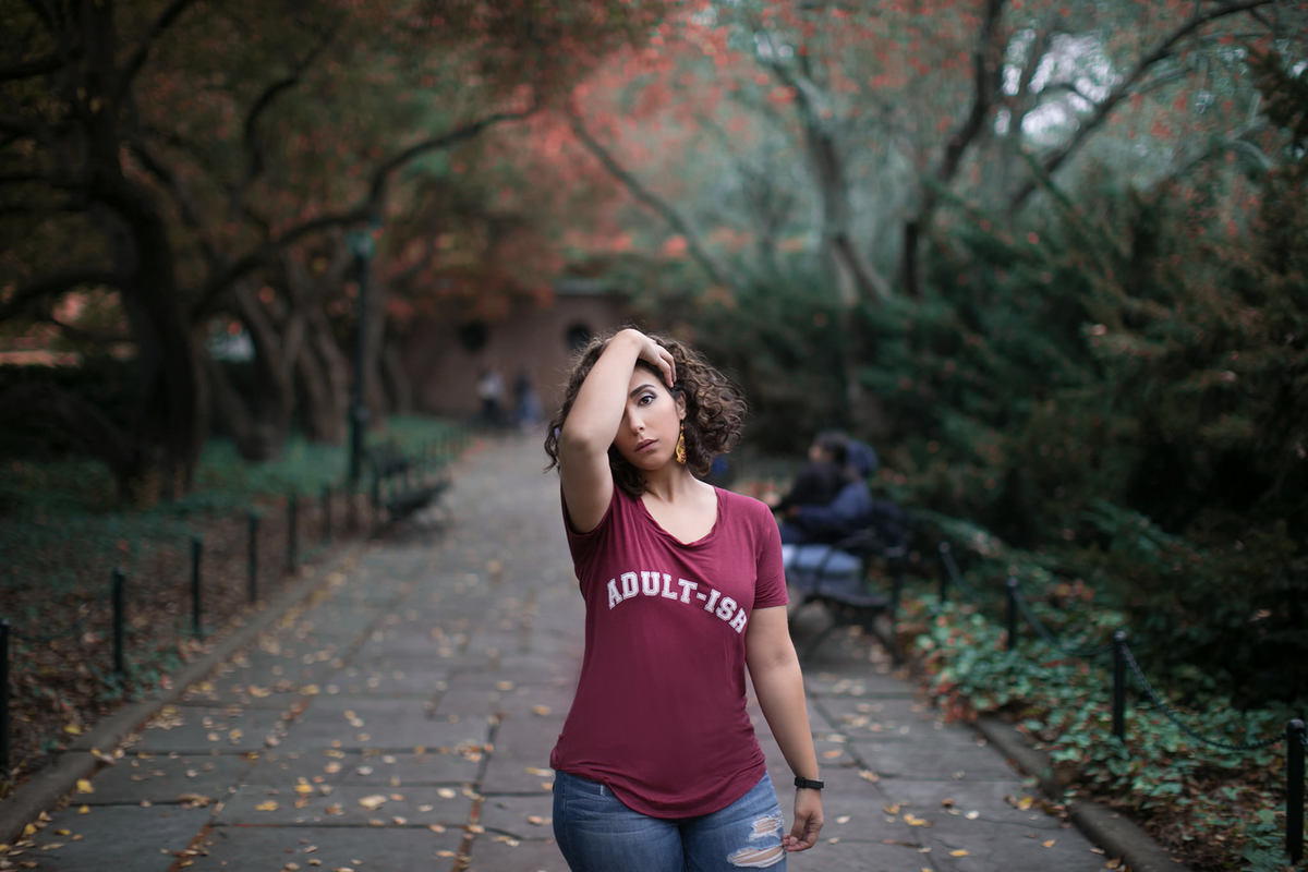 Ensaio fotográfico no central park em Nova York. Ensaio feito pelo fotógrafo brasileiro Rafael Ohana