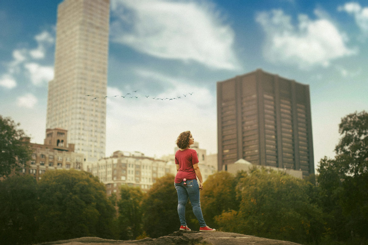 Ensaio fotográfico feito no Central Park em Nova York. Ensaio feito pelo fotógrafo brasileiro Rafael Ohana