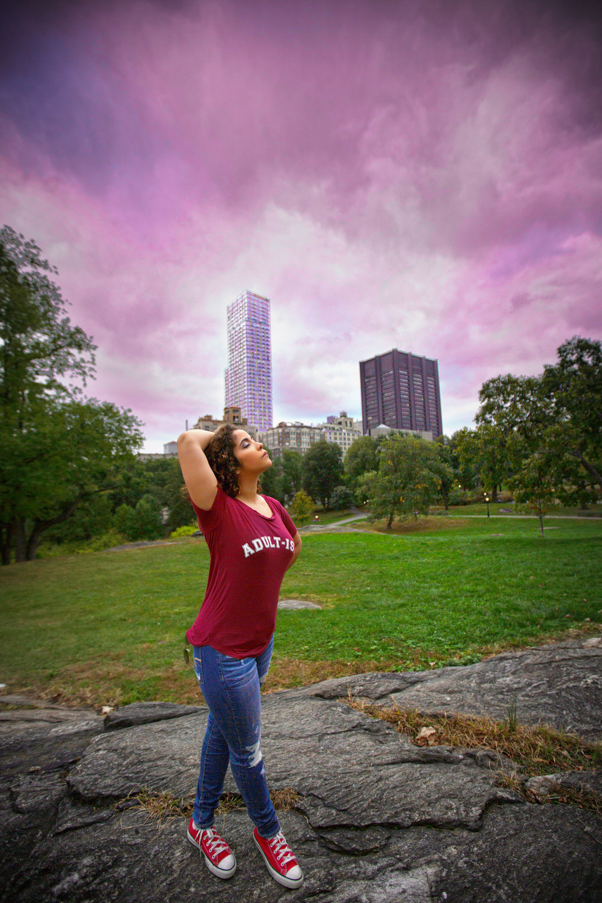 Ensaio fotográfico feito no Central Park em Nova York. Ensaio feito pelo fotógrafo brasileiro Rafael Ohana