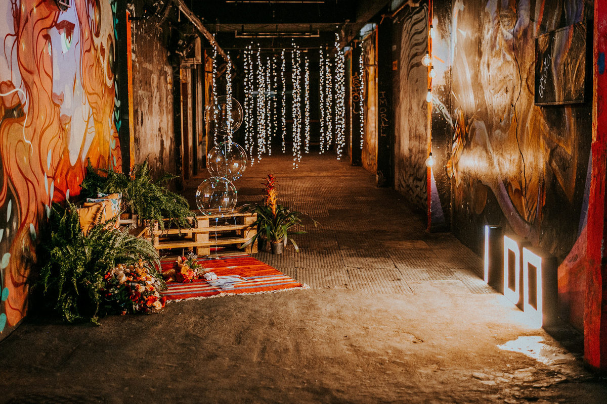 NIcho de casamento com pegada hiphop feito pelo fotografo Rafael Ohana no Dulcina em Brasilia