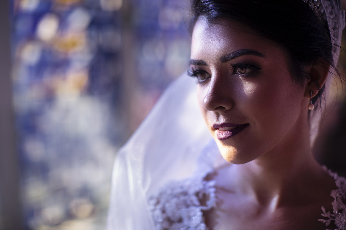 retrato de noiva. Foto feita pelo fotógrafo de casamento Rafael Ohana em Brasília