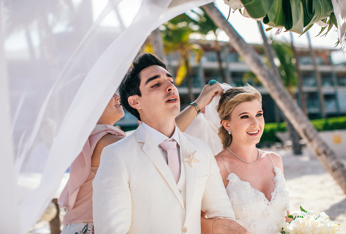 Casamento realizado no resort Barceló Bávaro Palace na República Dominicana pelo fotógrafo de casamento Rafael Ohana
