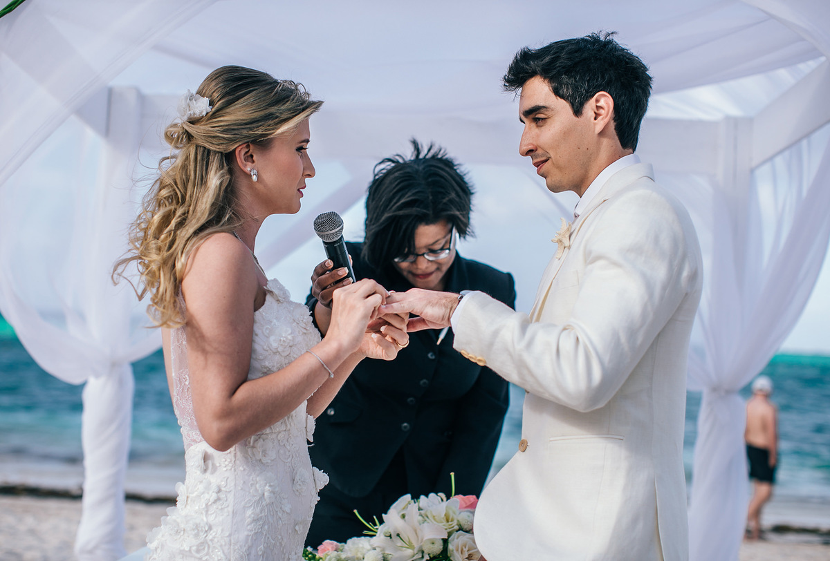 Casamento realizado no resort Barceló Bávaro Palace na República Dominicana pelo fotógrafo de casamento Rafael Ohana