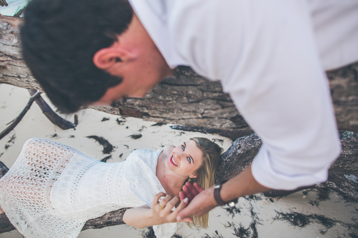 Ensaio de romântico na praia realizado no resort Barceló Bávaro Palace na República Dominicana pelo fotógrafo de casamento Rafael Ohana