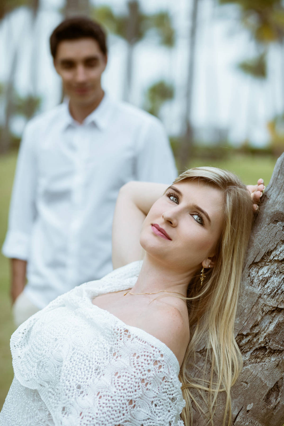 Ensaio de romântico na praia realizado no resort Barceló Bávaro Palace na República Dominicana pelo fotógrafo de casamento Rafael Ohana