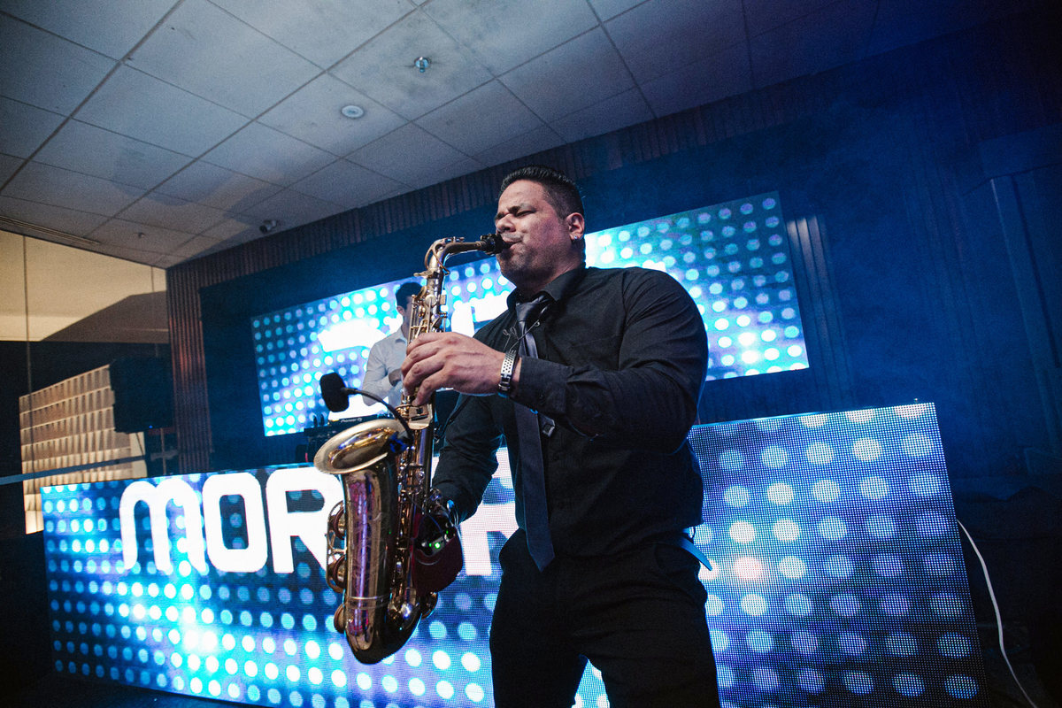 Sax JJordan. Foto feita pelo fotógrafo de casamento Rafael Ohana em Brasília-DF em casamento no Hotel Brasília Palace.