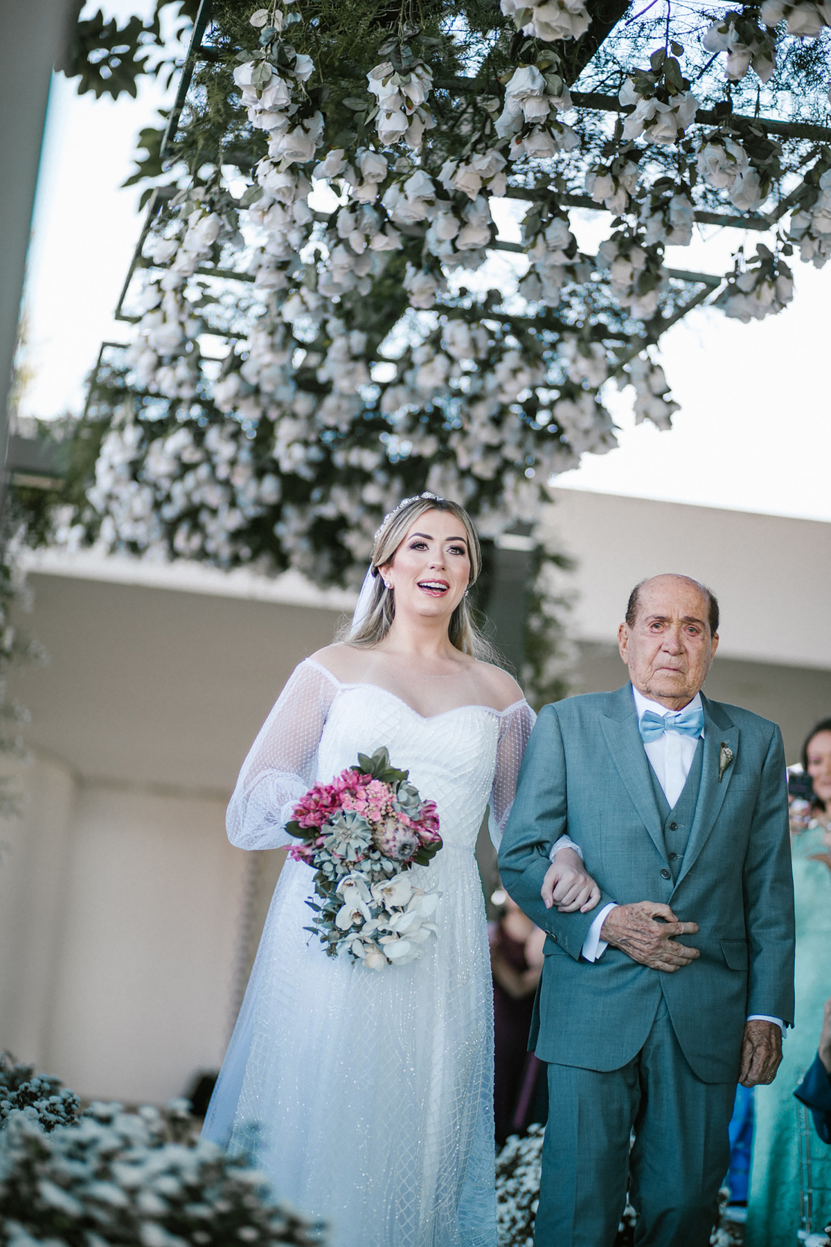 Noiva em casamento no Brasília Palace. Foto feita pelo fotógrafo de casamento Rafael Ohana em Brasília-DF.