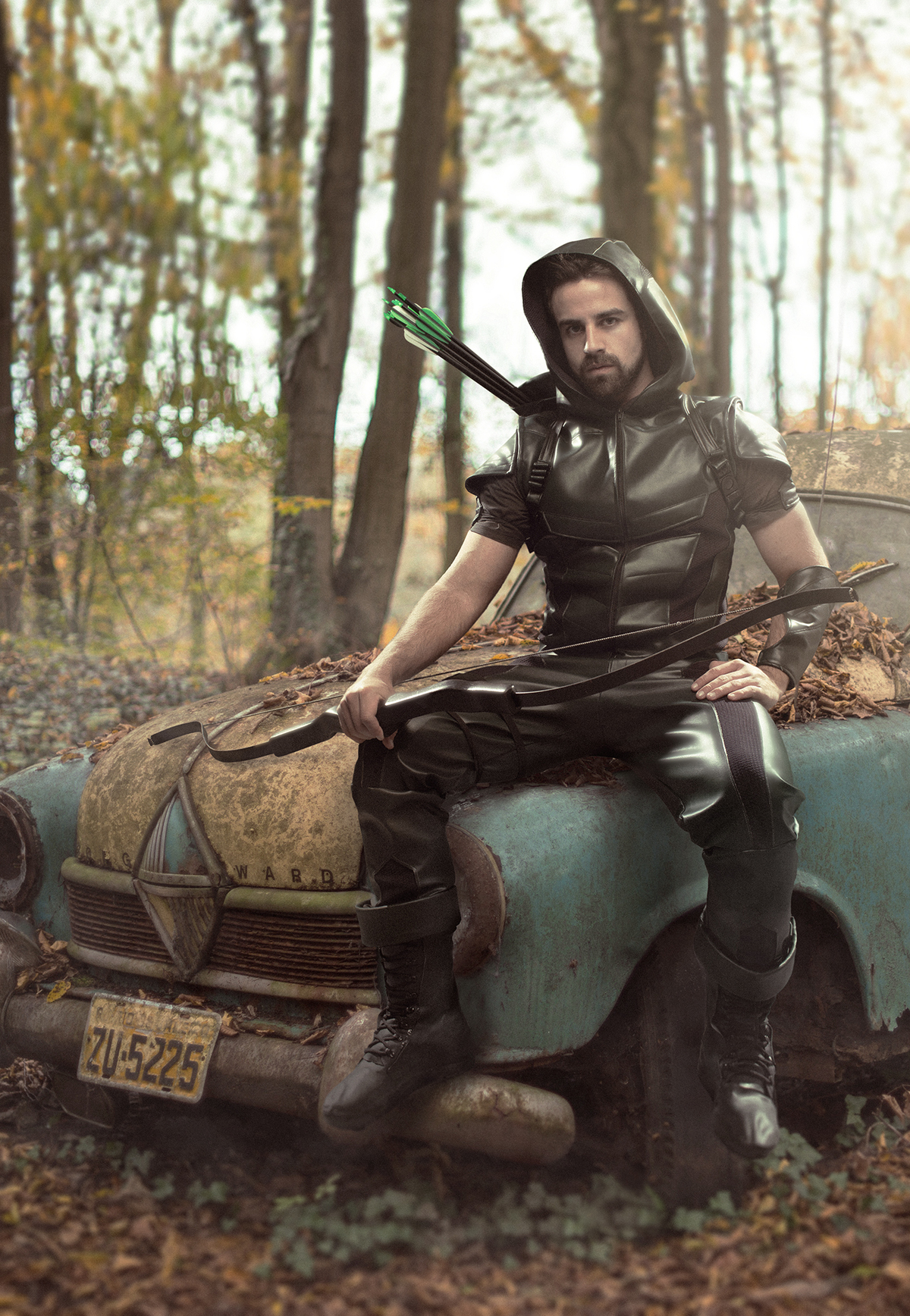 Cosplay do Arrow feito pelo Coslpayer Matheus em Brasília. Foto feita pelo fotógrafo profissional de cosplays Rafael Ohana em Brasília-