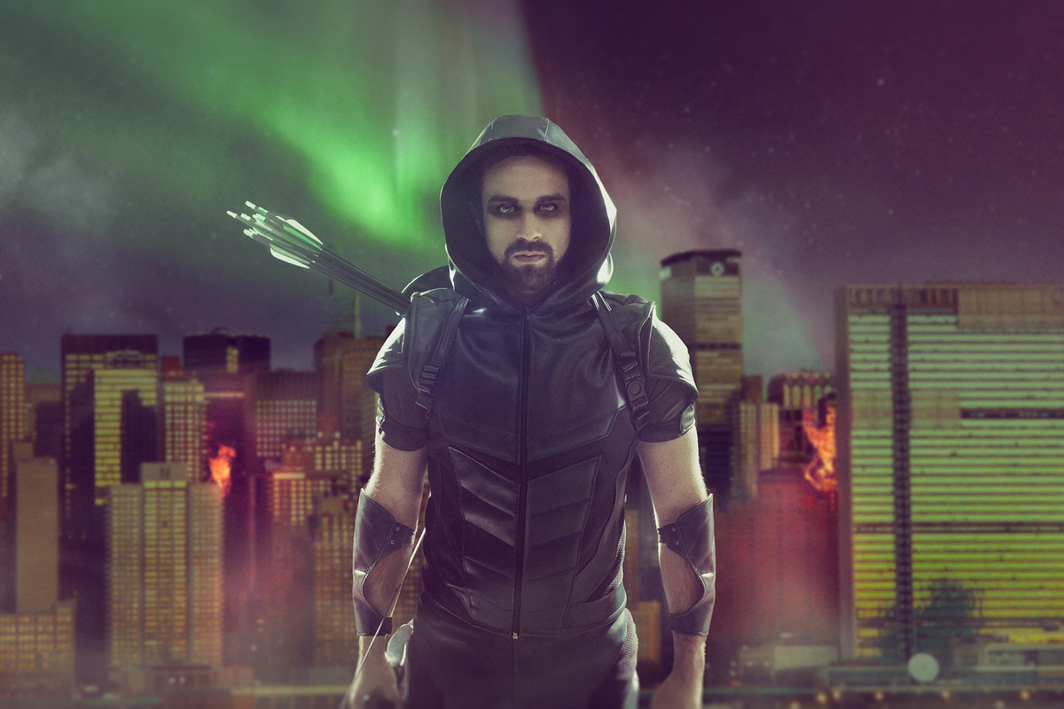 Cosplay do Arrow feito pelo Coslpayer Matheus em Brasília. Foto feita pelo fotógrafo profissional de cosplays Rafael Ohana em Brasília-