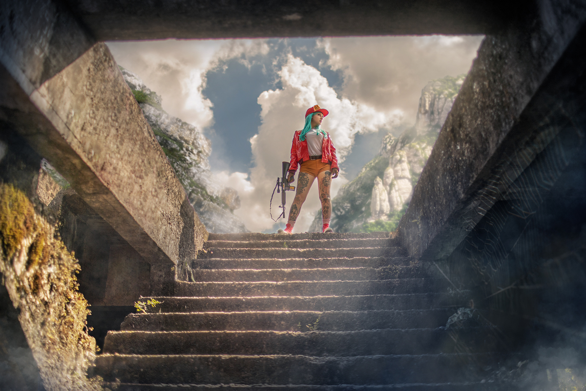 Ensaio cosplay da Bulma Briefs pela cosplayer Mayã Briefs. Ensaio fotográfico feito em Gramado-RS pelo fotógrafo de cosplays Rafael Ohana