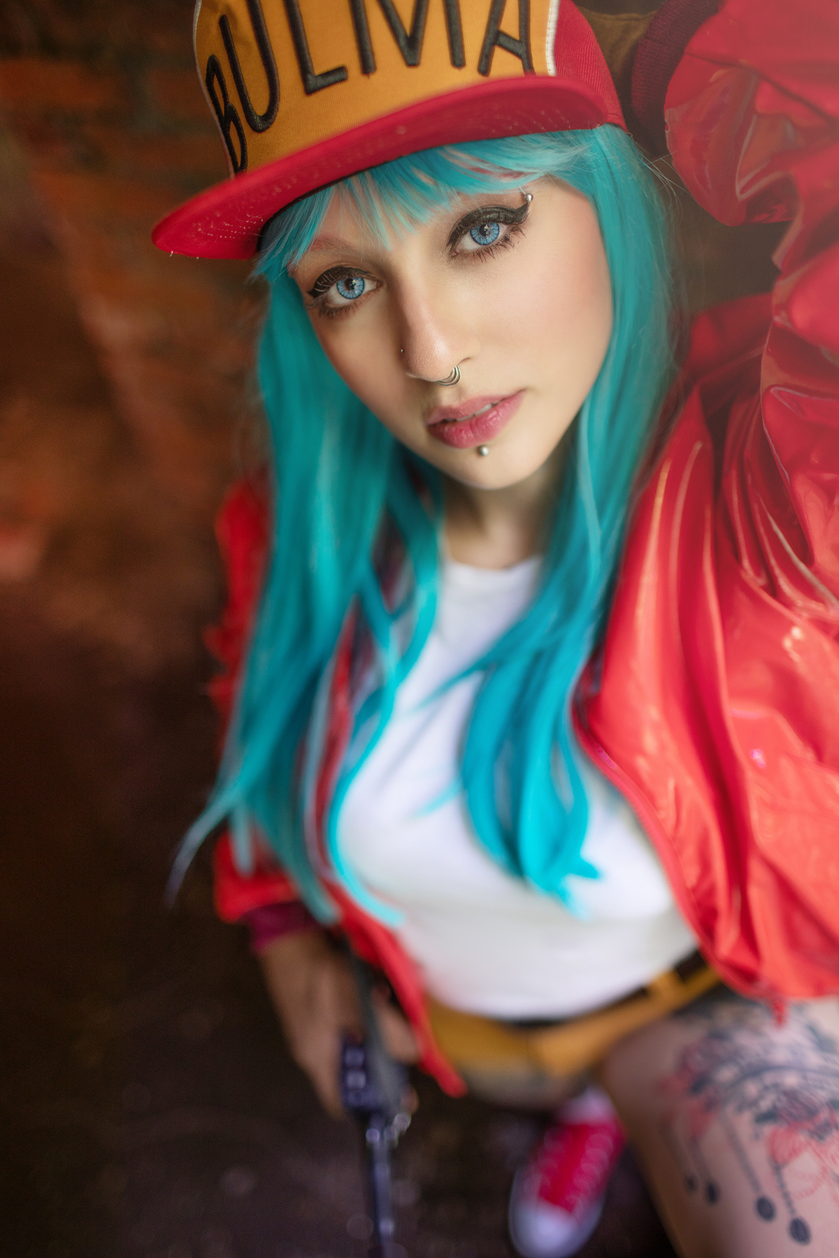 Ensaio cosplay da Bulma Briefs pela cosplayer Mayã Briefs. Ensaio fotográfico feito em Gramado-RS pelo fotógrafo de cosplays Rafael Ohana