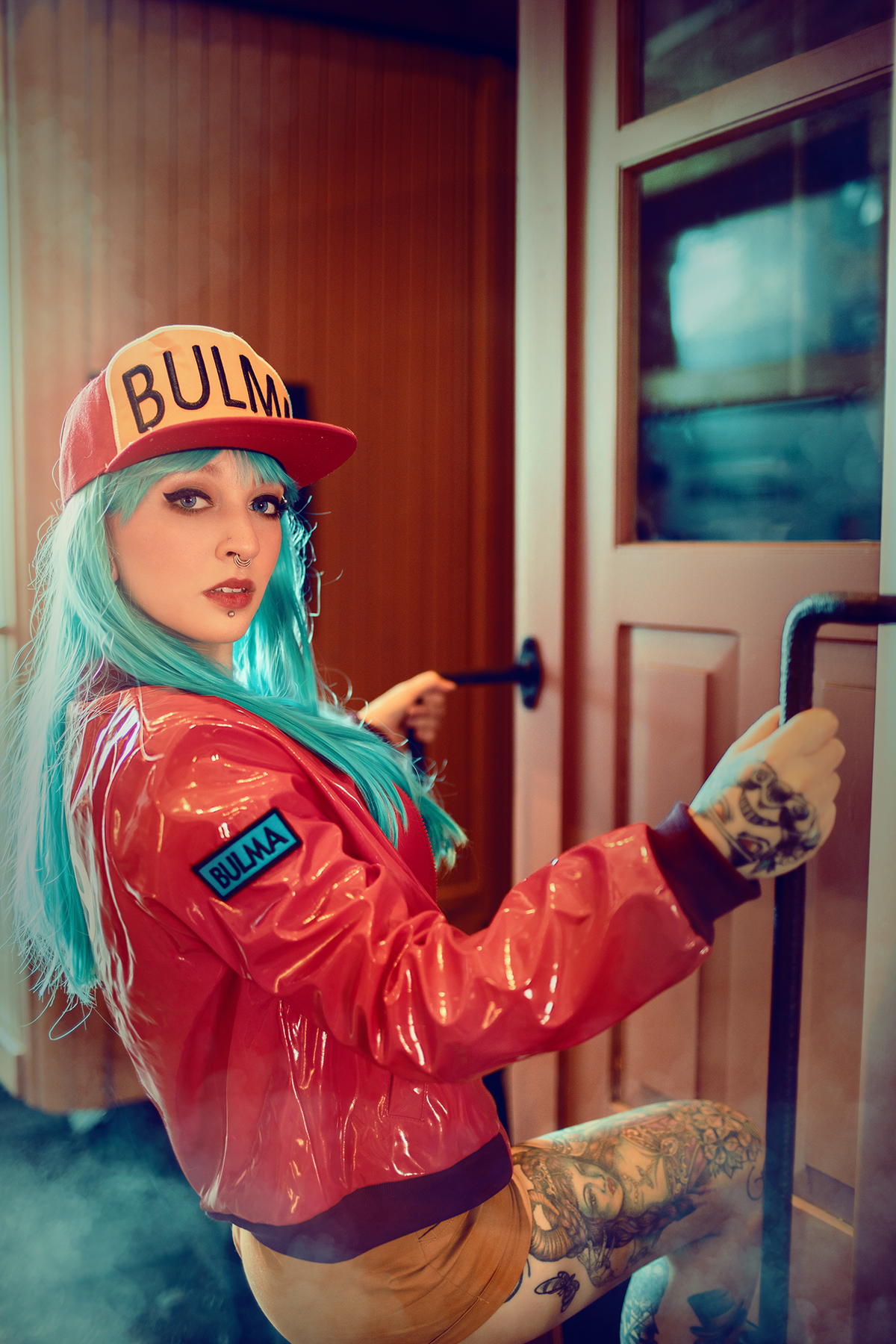 Ensaio cosplay da Bulma Briefs pela cosplayer Mayã Briefs. Ensaio fotográfico feito em Gramado-RS pelo fotógrafo de cosplays Rafael Ohana