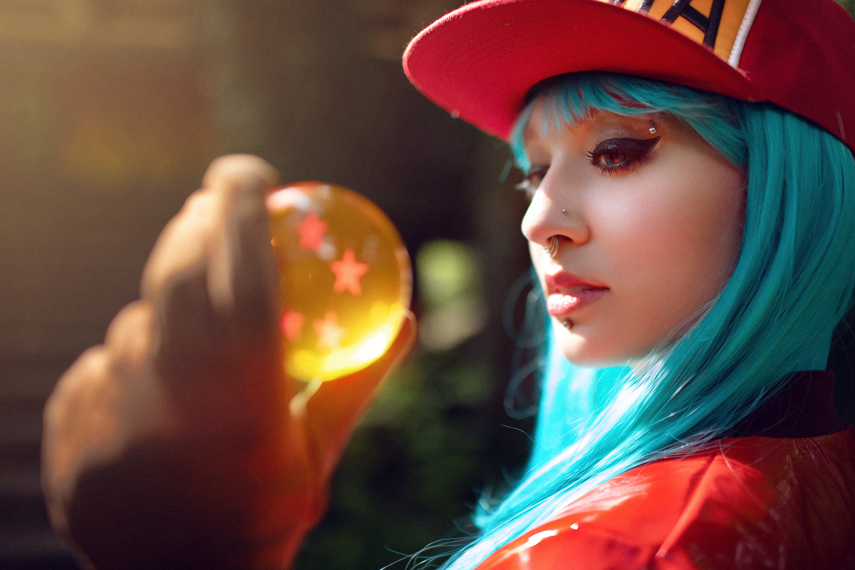 Ensaio cosplay da Bulma Briefs pela cosplayer Mayã Briefs. Ensaio fotográfico feito em Gramado-RS pelo fotógrafo de cosplays Rafael Ohana