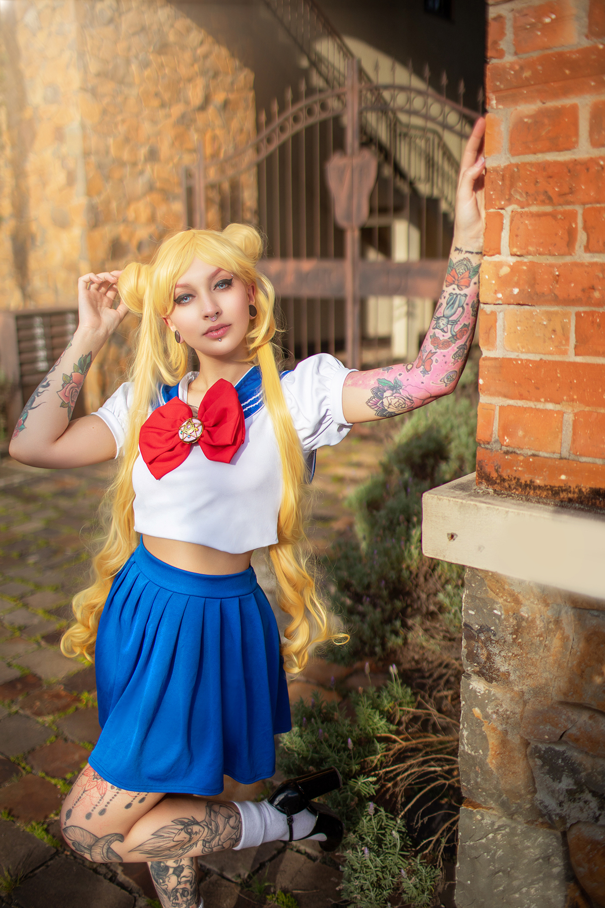 Ensaio cosplay da Serenity do anime Sailor Moon pela cosplayer Mayã Briefs. Ensaio fotográfico feito em Gramado-RS pelo fotógrafo de cosplays Rafael Ohana