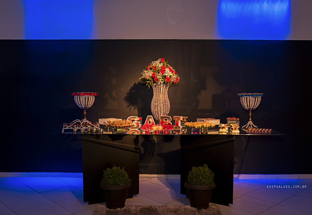 Festa de 15 anos tema bela e a fera