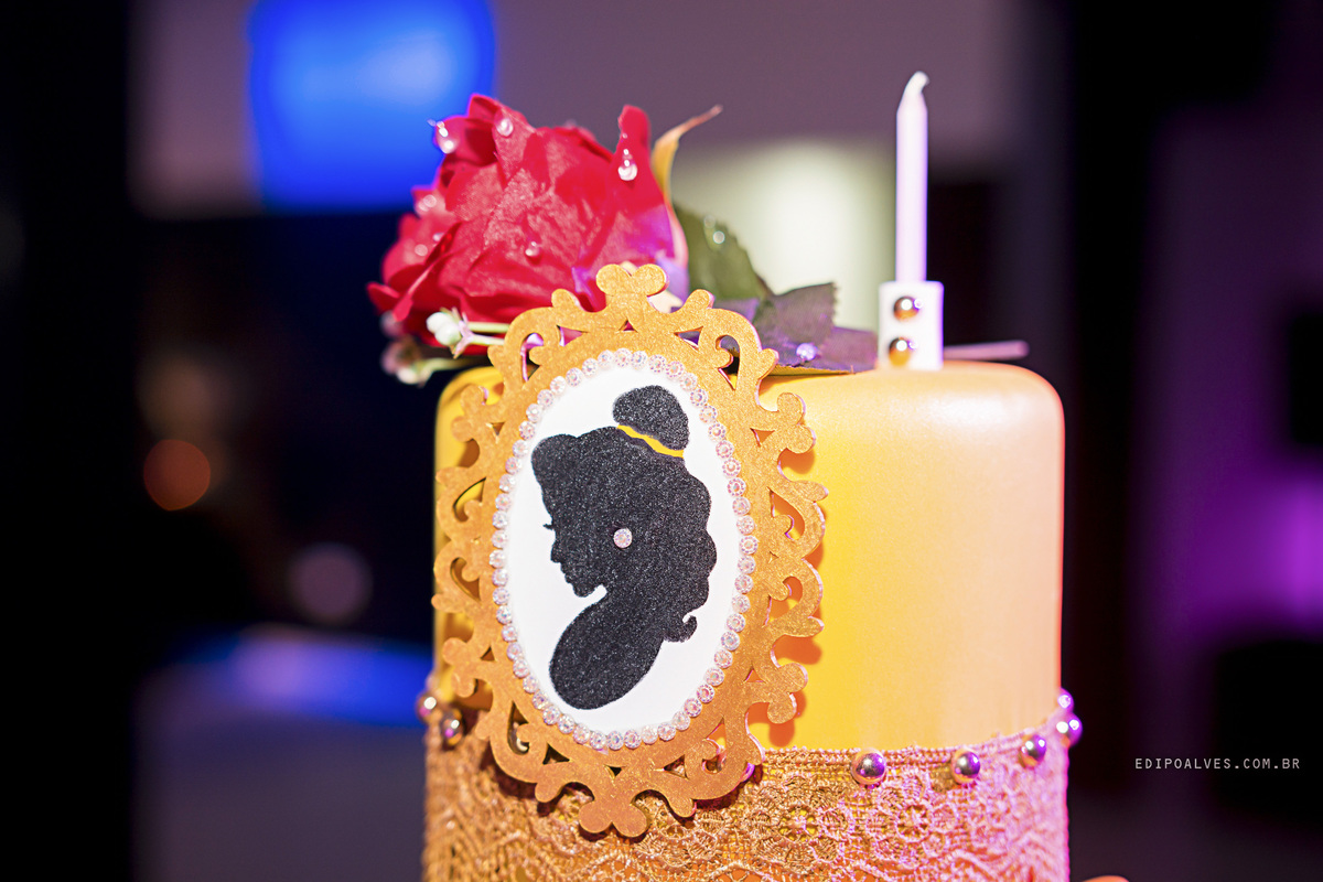 Festa de 15 anos tema bela e a fera