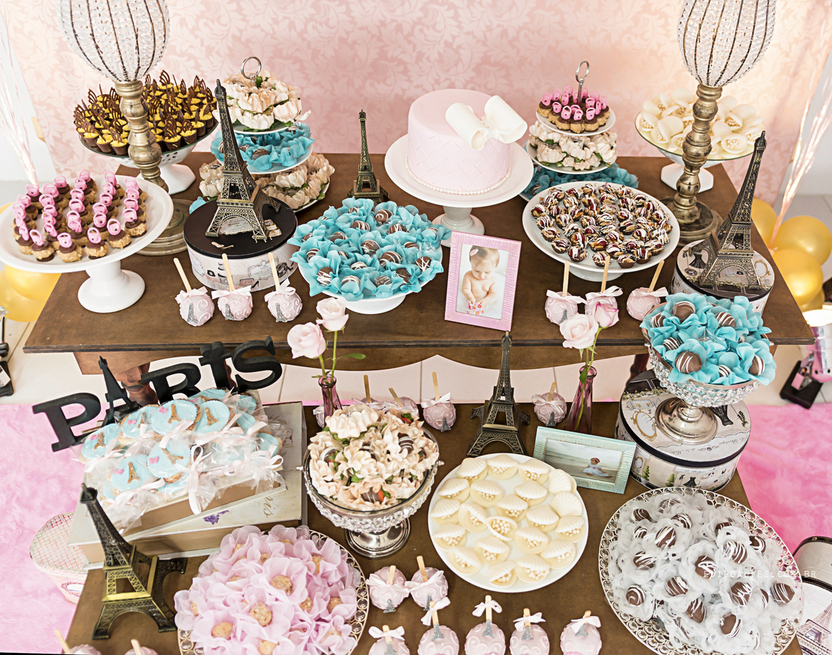 Festa infantil Paris 1 anos