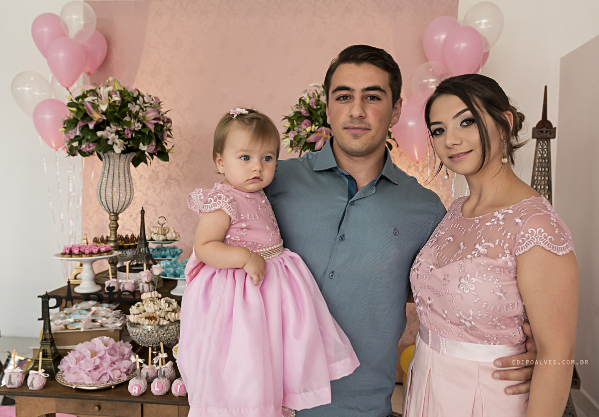 Festa infantil Paris 1 anos