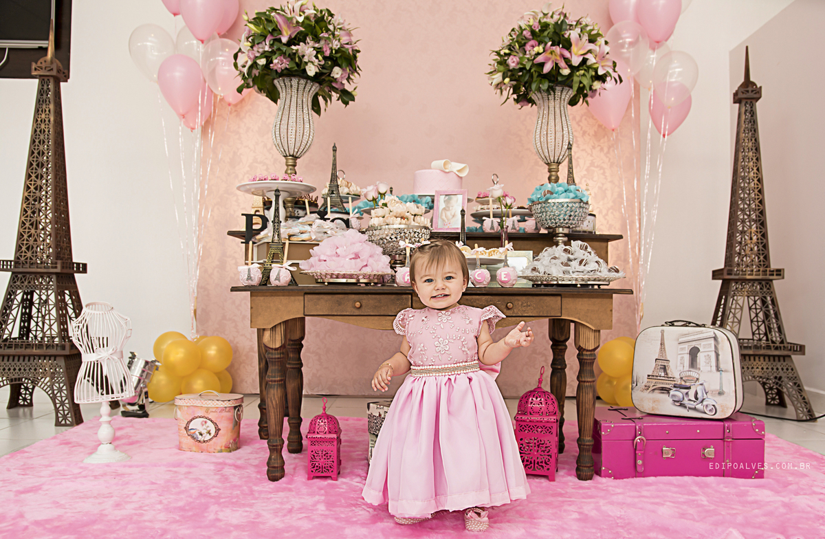 Festa infantil Paris 1 anos