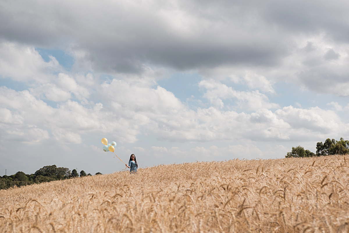 ensaio 15 anos em campo de trigo