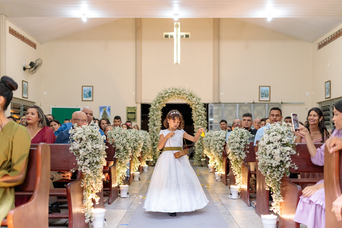 Não faltou pétalas!