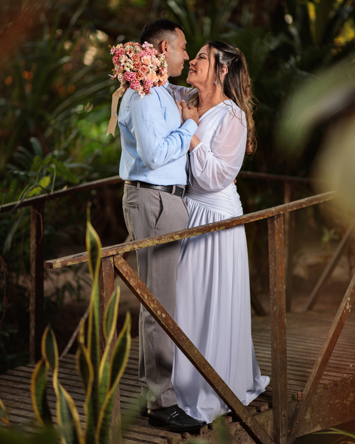 Aqui usamos essa ponto, que quando tem casamento, fica mais linda ainda, com várias decorações.