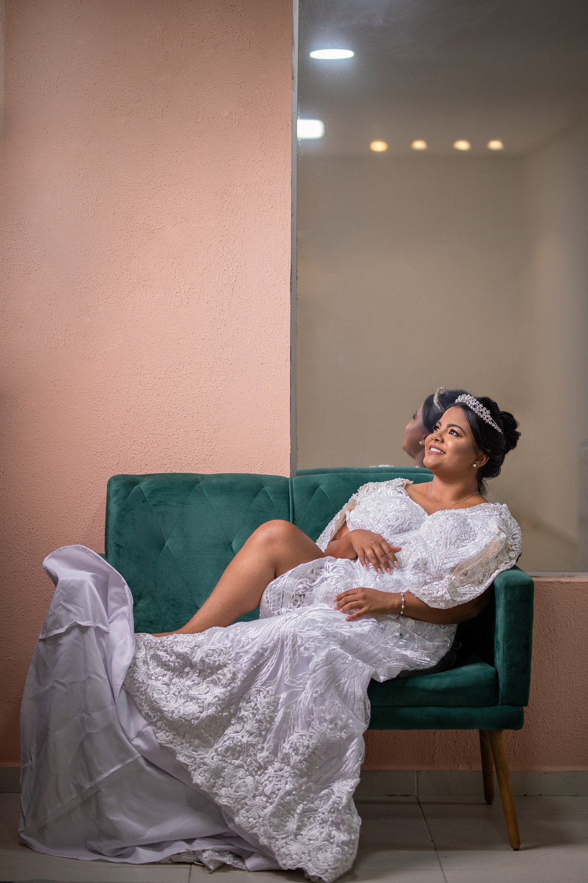 Não deixamos de fazer muitas fotos, antes da noiva colocar o seu vestido de Noiva.