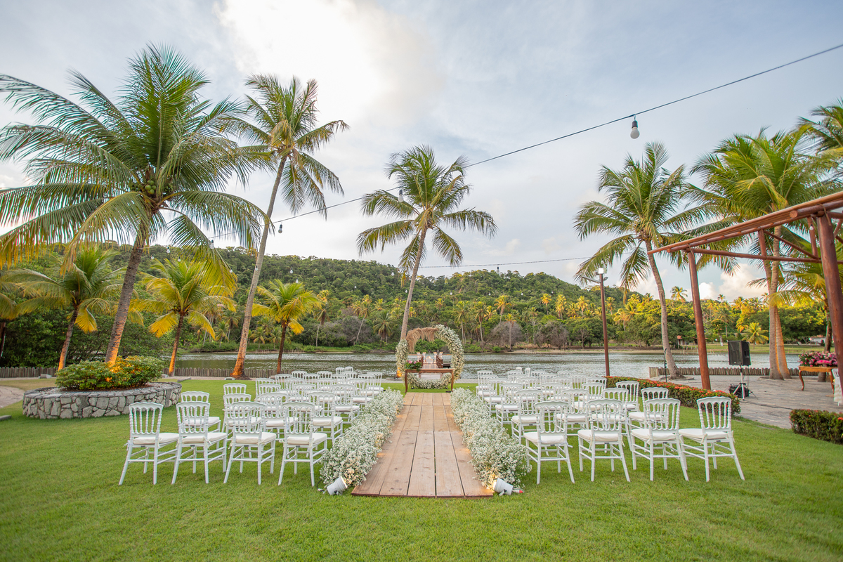 decoração do casamento