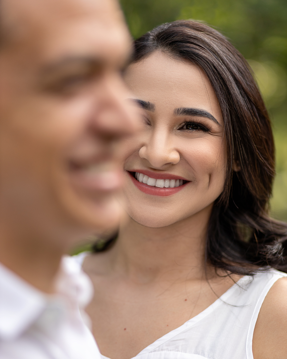 Agora a Brenda, bobinha com o David!