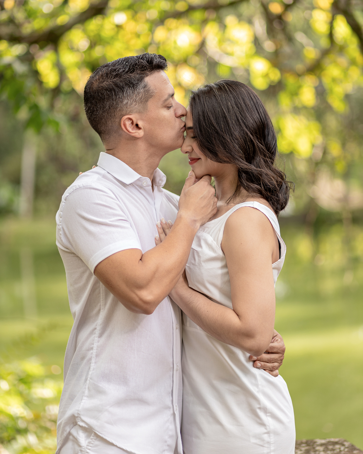 O beijo na testa, pois foi esse o meu direcionamento fotográfico!