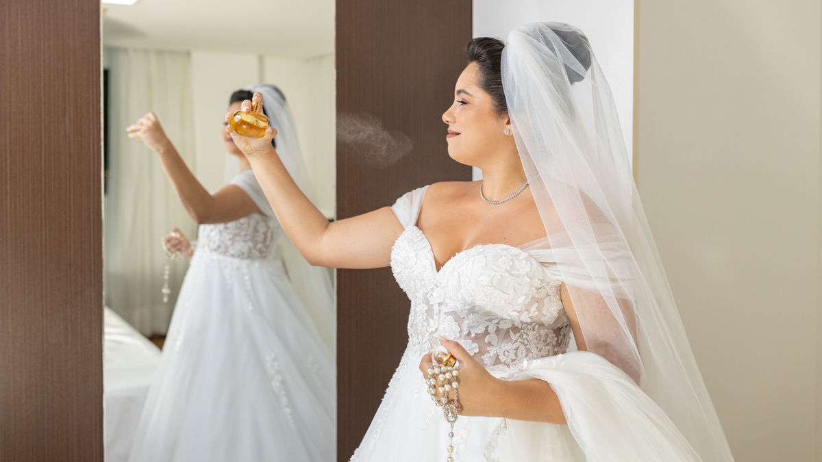 Uma coisa que não faltou na Noiva foi o cheiro do Lilly!
