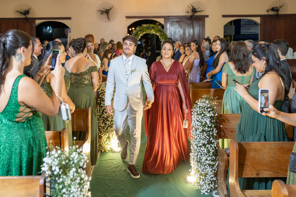 Entrada do Noivo e sua Mamãe