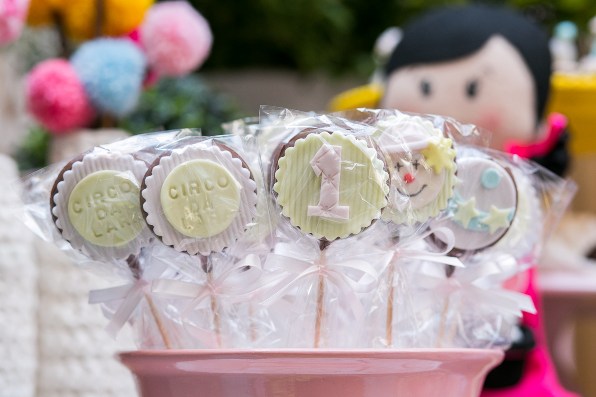 pirulitos de chocolate