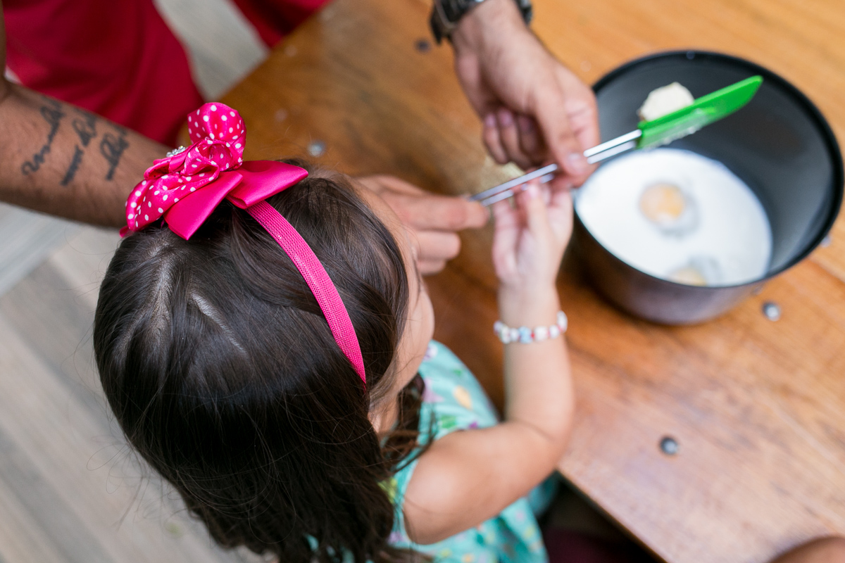 ensinando a criançada a cozinhar