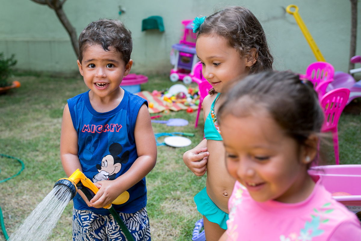 e a piscina não ficava cheia nunca