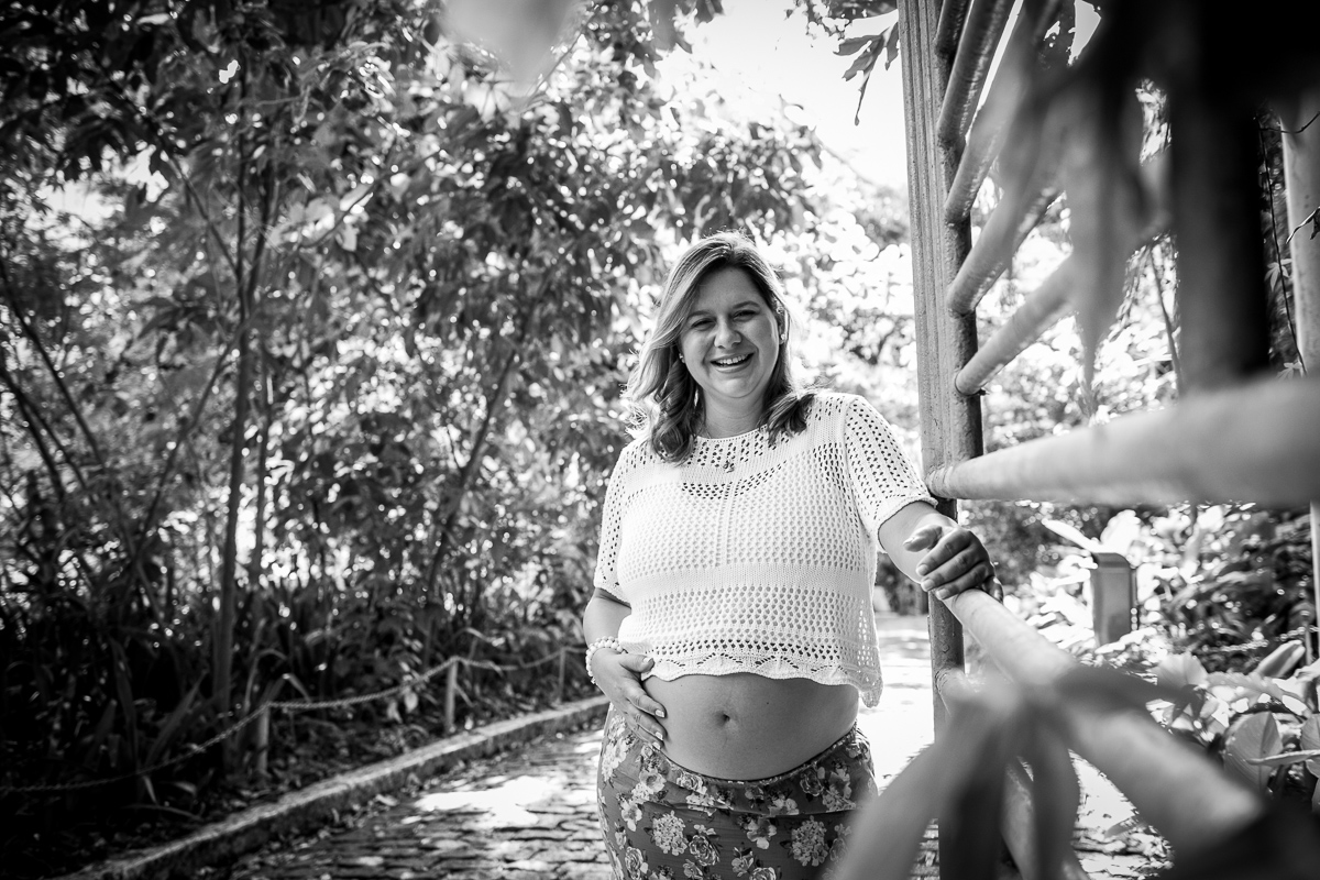 Flavia esperando o Daniel