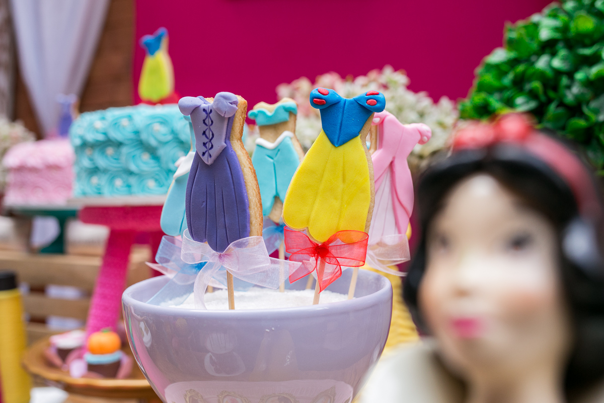 pirulitos de vestidos de princesas