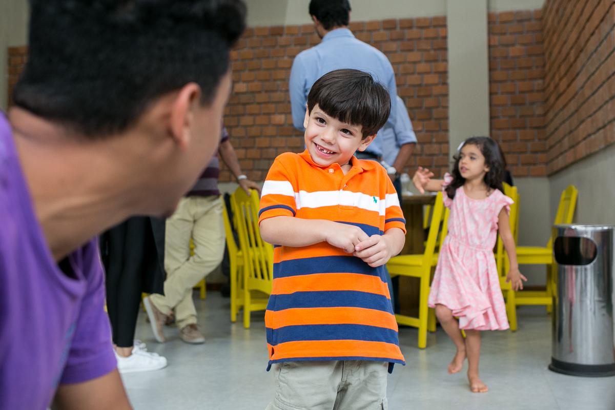 o irmão do aniversariante