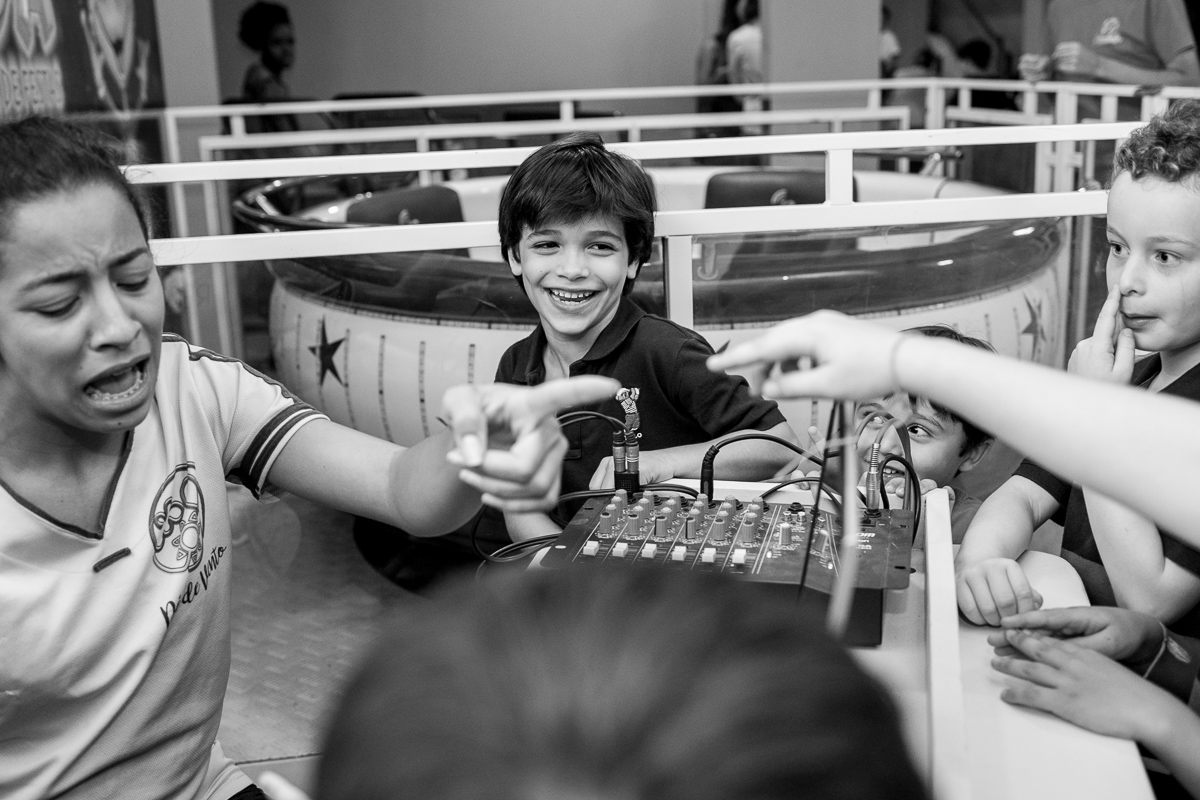 Bernardo durante a festa