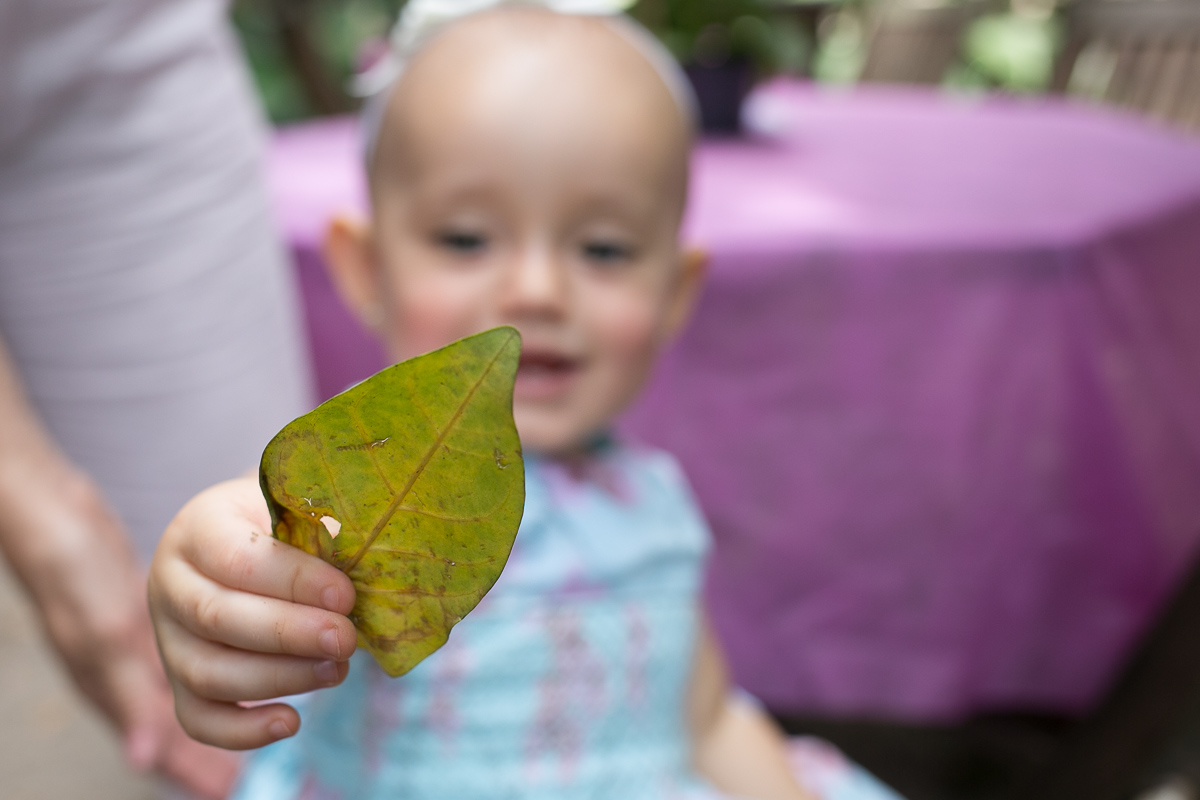 Carol na sua festa de um aninho