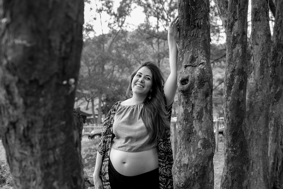 cinthya gestando a olívia