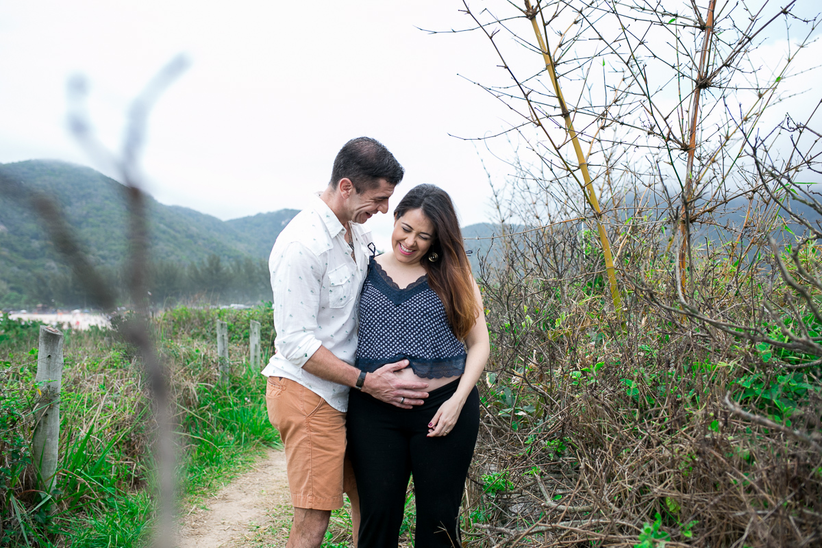 fred e cinthya durante a sessão