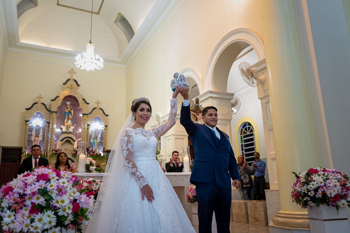 celebração do casamento 