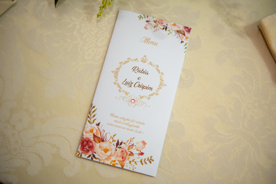 convite de casamento