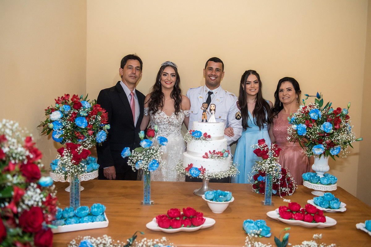 padrinhos do novo e noiva