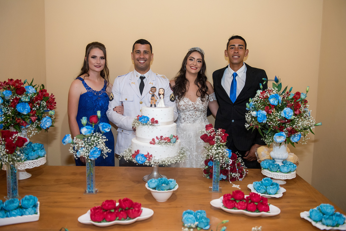 padrinhos do novo e noiva