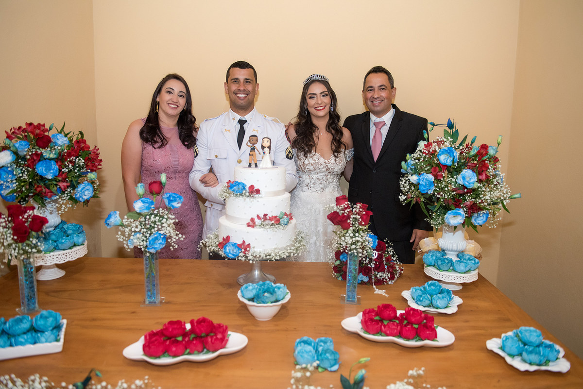 padrinhos do novo e noiva