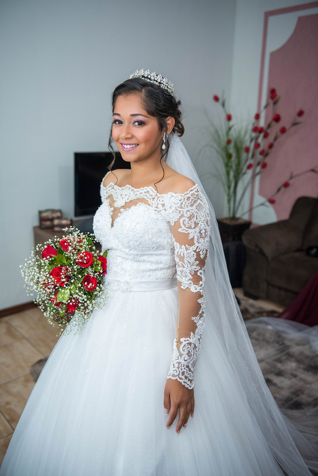 noiva se arrumando para casamento em passa quatro