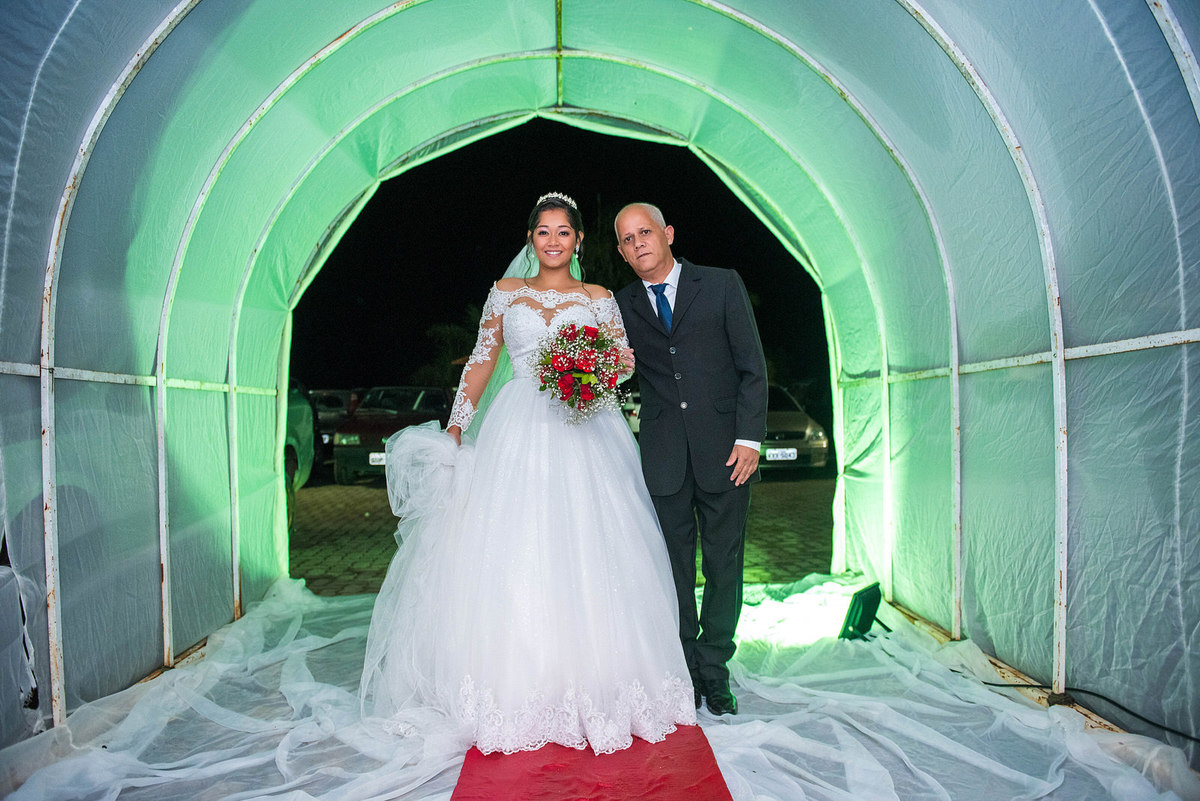 noiva se preparando para casar