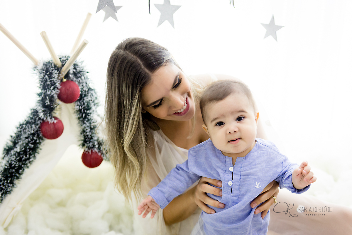 natal, ensaio de natal, mini ensaio, menino, mamãe noel, karla custodio fotografia